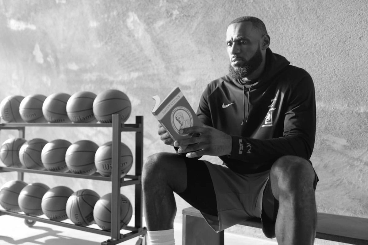 LeBron James & Kevin Hart Stay Top of Their Game in Royal Kingdom Ads by Caviar