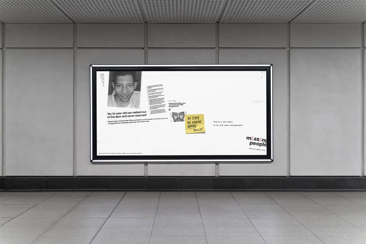Merman and BBH Reclaim the Narrative from True Crime Obsessive for Missing People