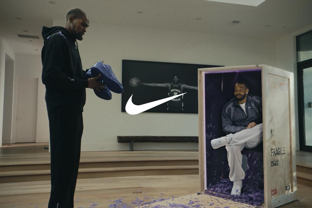 No Sushi Unpacks the Comedy in
Nike/NOCTA’s “Just Like Candy,”
Starring Kevin Durant and Drake