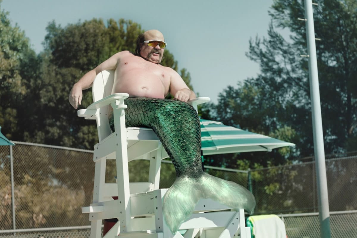 Morgan & Morgan and the Dynamic Jewo Make a Splash with a Merman Lifeguard