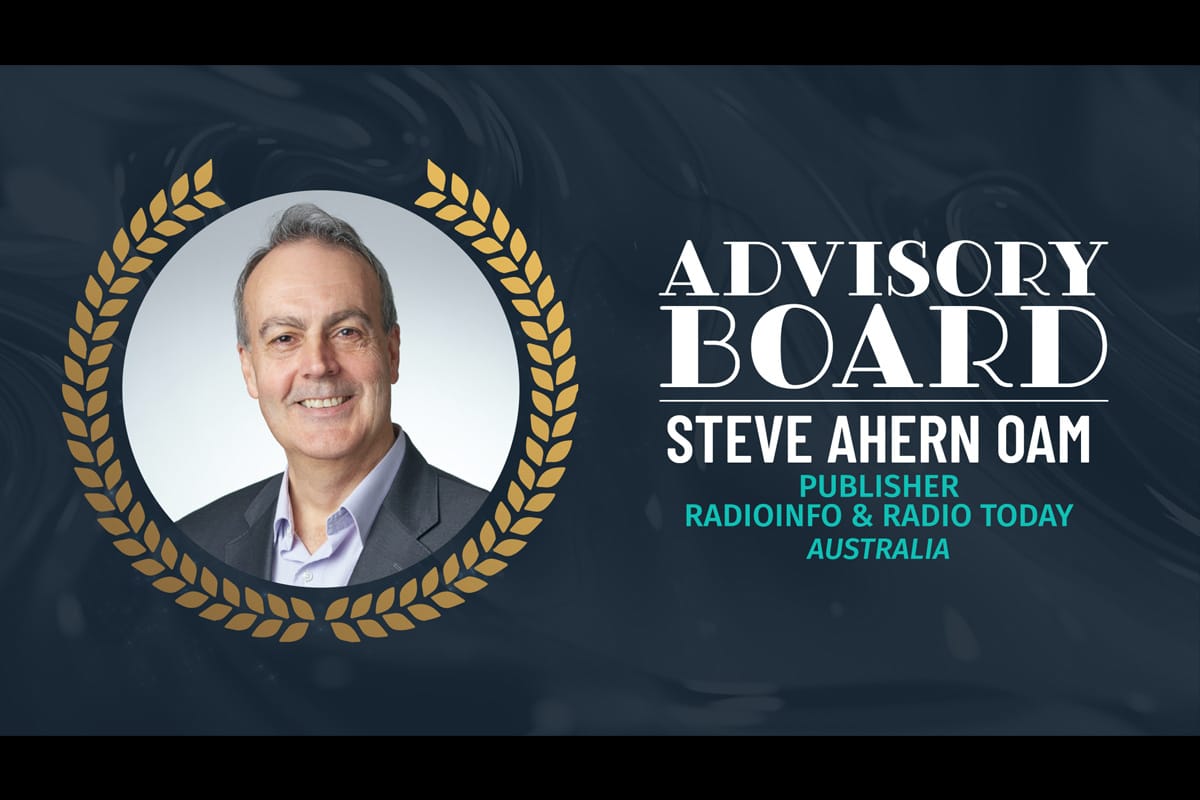 NYF Radio Awards® Welcomes Steve Ahern OAM to 2026 Advisory Board