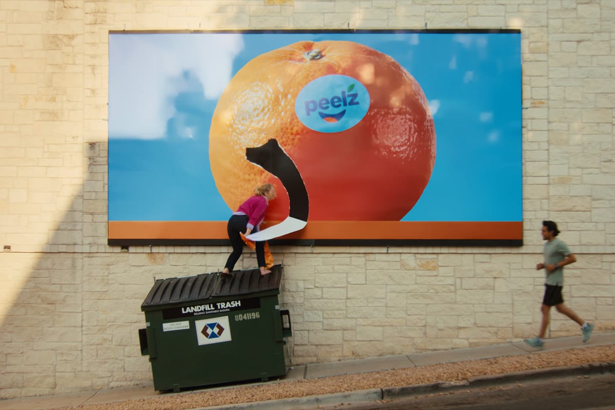 Peelz Citrus & Party Land Tap Greenpoint Pictures to Break Through Look-Alike Produce