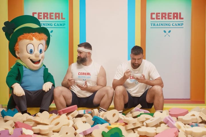 Optimus: Lucky Charms with Travis & Jason Kelce