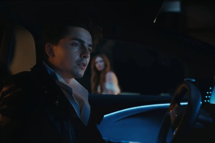 Timothée Chalamet and Lucid Debut “Driven” out of Giant Spoon