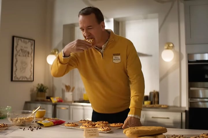 Omaha Productions & Abandon Editorial Double Team with Peyton Manning, Toll House