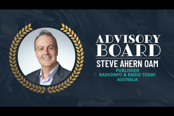NYF Radio Awards® Welcomes Steve Ahern OAM to 2026 Advisory Board