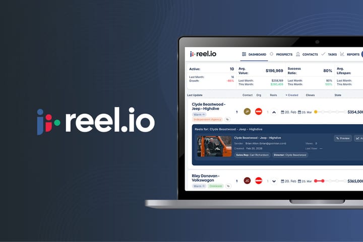 Simian's Reel.io Goes Live: The First CRM Sales Pipeline for Production & Post